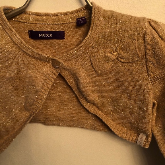 Mexx Gold cropped knife cardigan 12-18M - Picture 2 of 4